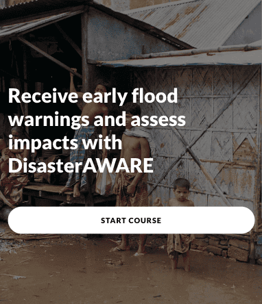 Receive early flood warnings and assess impacts with DisasterAWARE